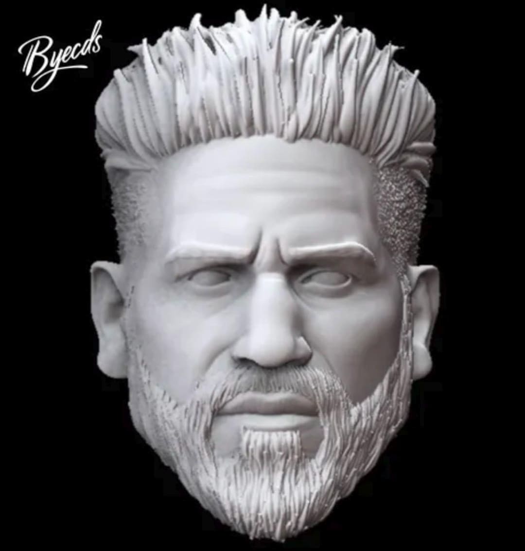Punisher Brand New Day Marvel Legends Unpainted Head Custom Action
