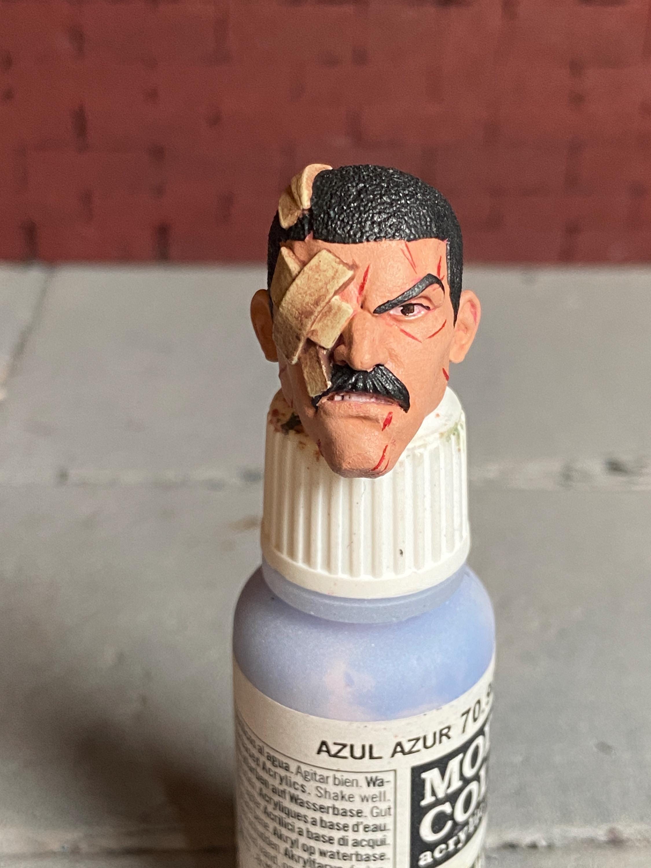Thragg Damaged Custom Head Invincible 1/12 Scale Painted Marvel Legends ...