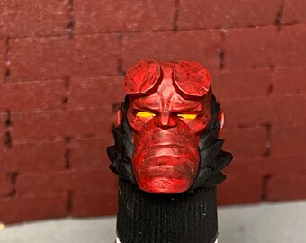 Hellboy Comic Painted Head Sculpt Fit for 6'' ML Mafex Figure