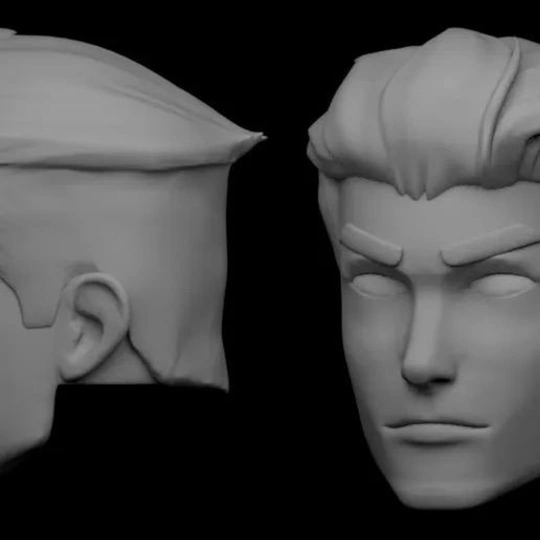 Invincible Mark Grayson Animated Unpainted Head Custom Marvel Figure 1/ ...