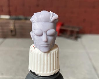 Invincible Custom Head 1/12 Scale Unpainted Marvel Legends Mafex Ct Mcfarlane Toys