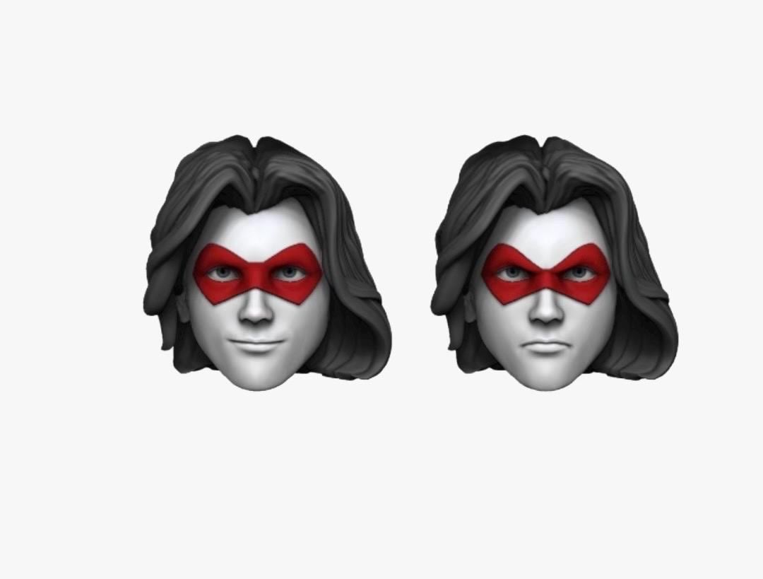 Invincible Custom Head 1/12 Scale Unpainted Marvel Legends Mafex Ct ...