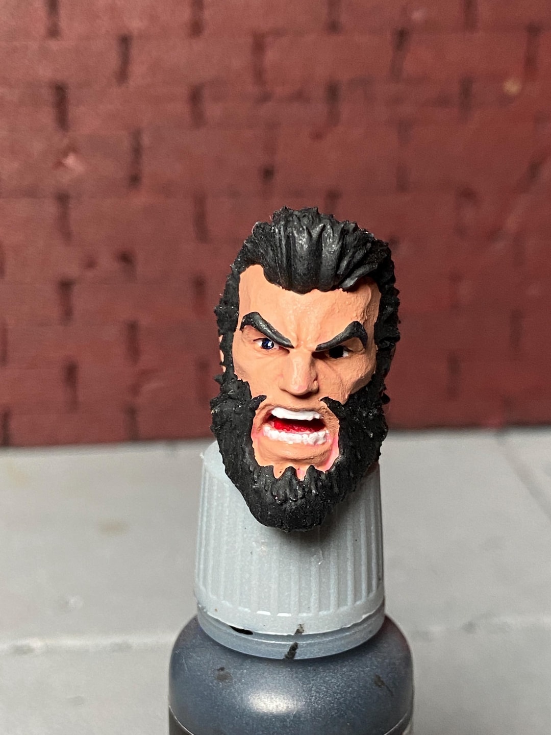Immortal Angry Custom Head Invincible 1/12 Scale Painted Marvel Legends ...