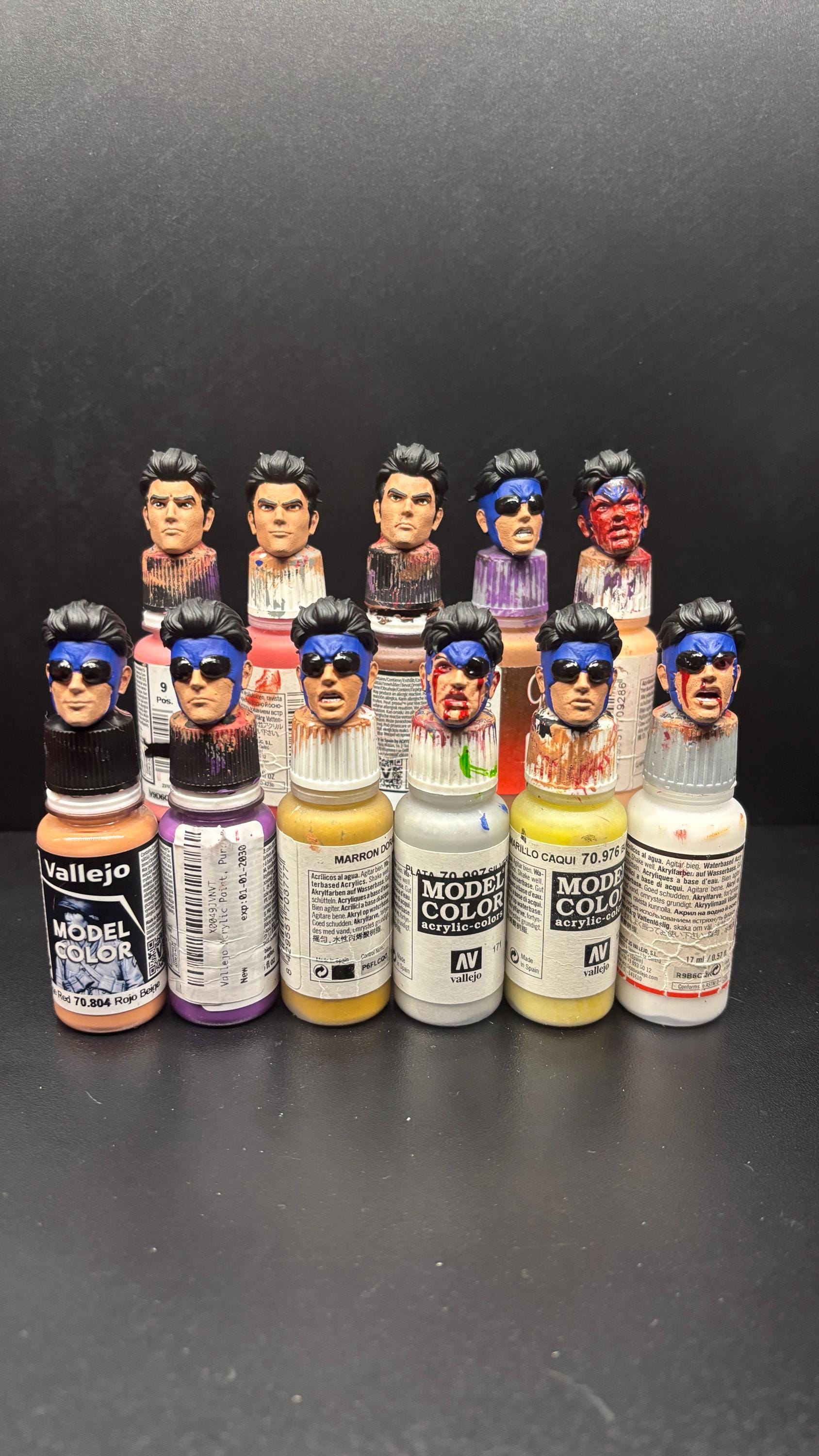 Invincible Custom Painted 11 Mega 1/12 Head Pack 3d Printed for Action ...