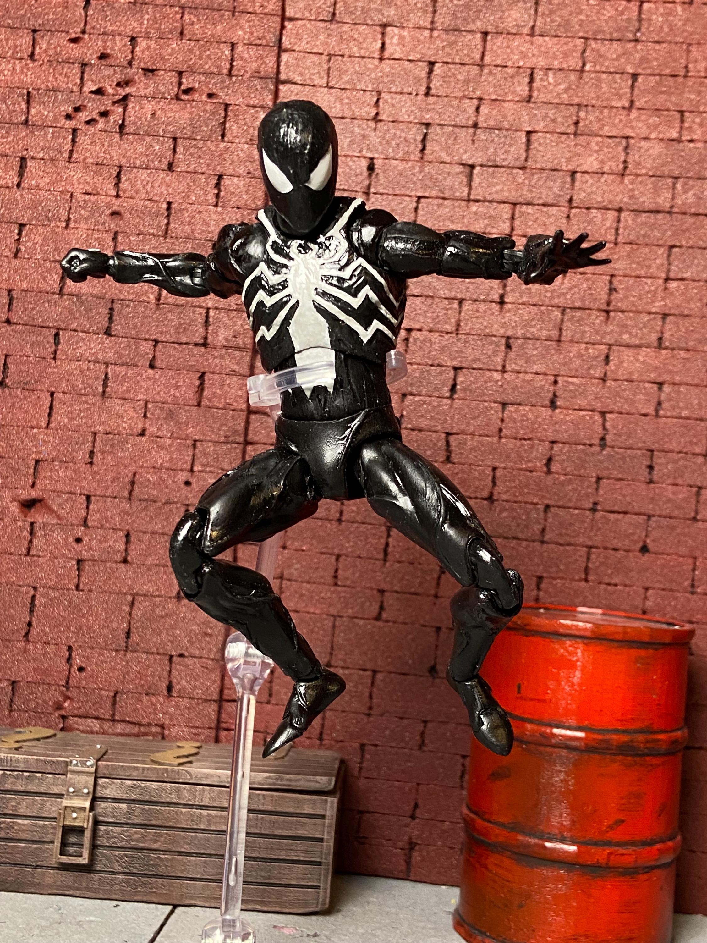 Custom Spiderman Figure Marvel Legends Custom Spiderman Spider Man Custom  Figure Insomniac