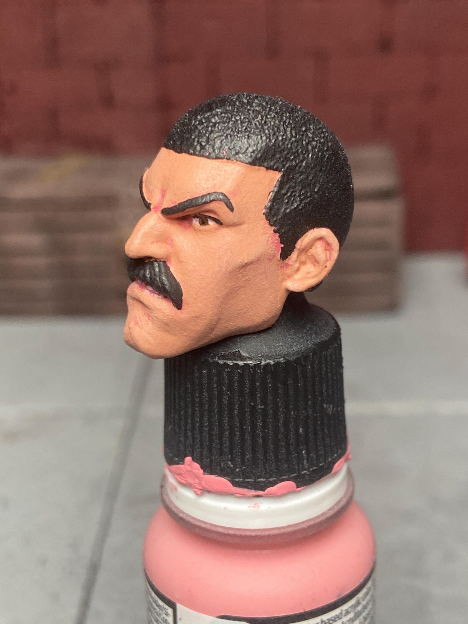 Thragg Custom Head Invincible 1/12 Scale Painted Marvel Legends Mafex ...
