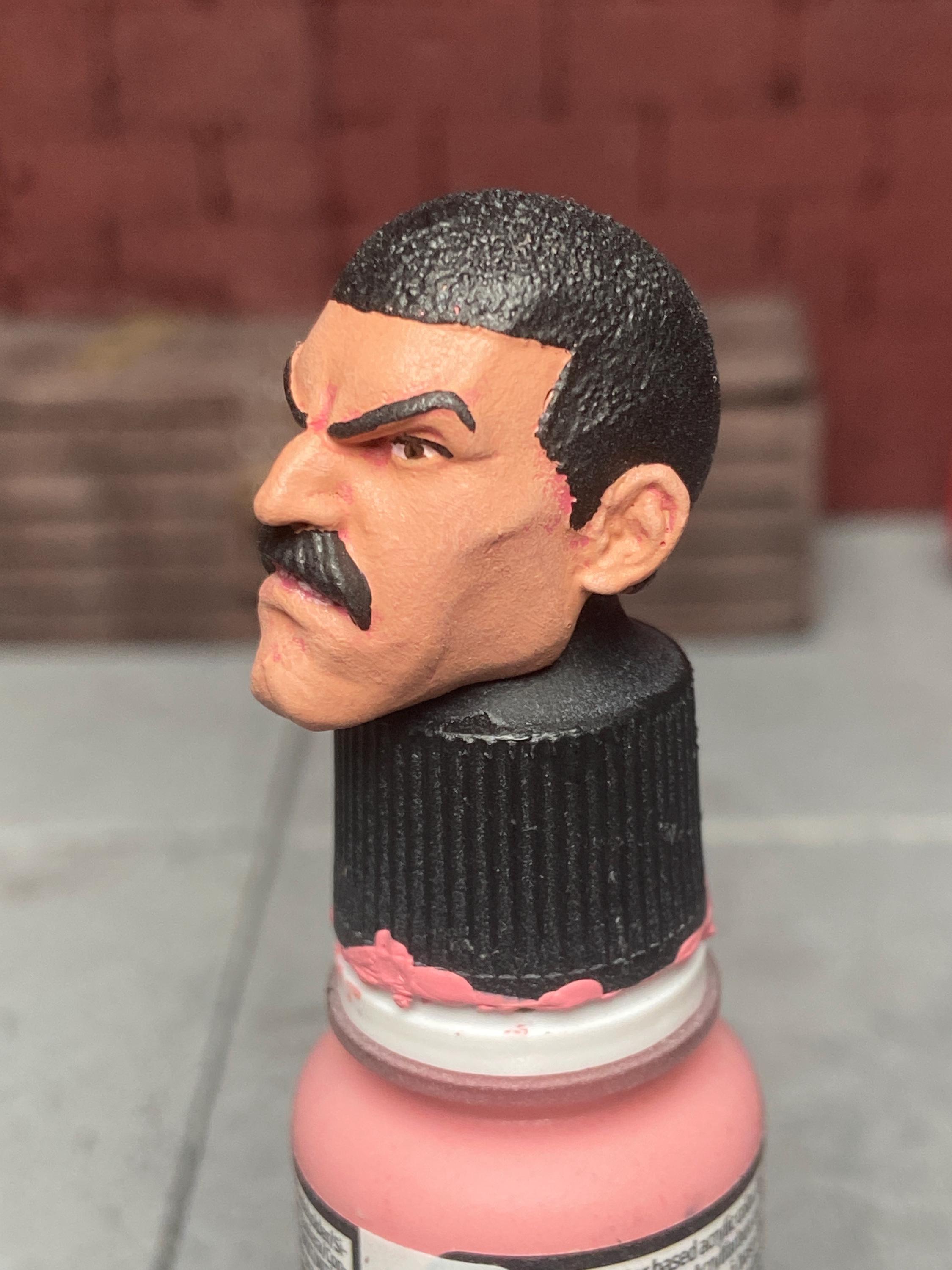 Thragg Custom Head Invincible 1/12 Scale Painted Marvel Legends Mafex ...