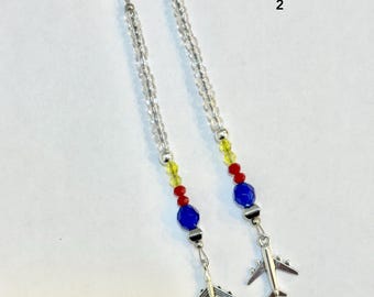 Custom Airplane Zipper Pull: Flight Attendant Uniform Accessory