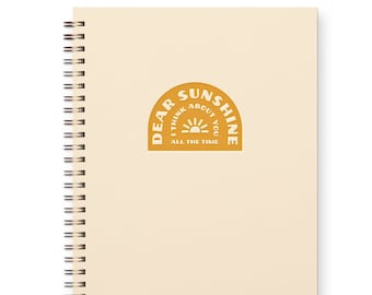 Dear Sunshine Journal | Lined Journal | Inspiring Journal | Journaling Notebook