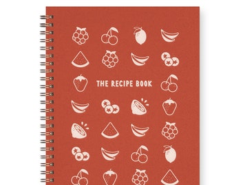 Fruit Grid Recipe Book - Recipe Book | Family Recipes | Keepsake Book