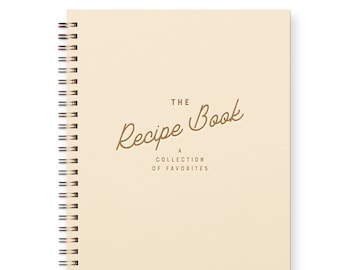 Retro Recipe Book - Recipe Book | Family Recipes | Keepsake Book