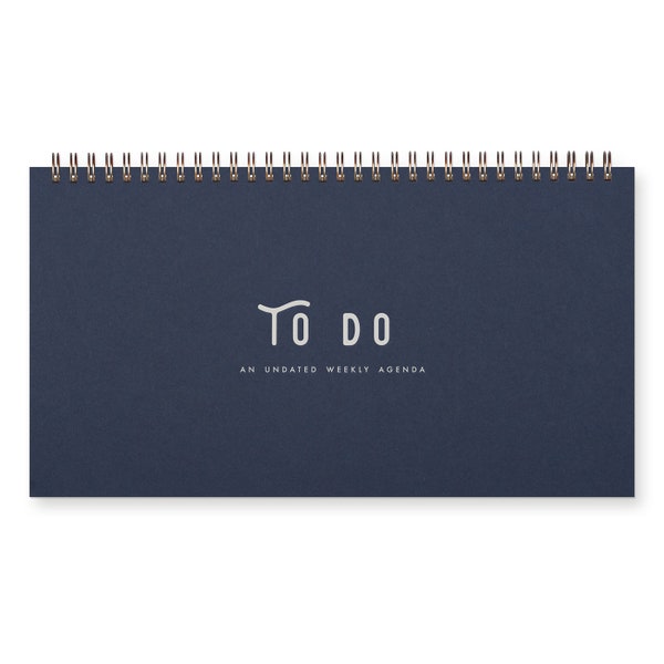 To Do Simple Weekly Planner - Agenda | Desk Planner | Weekly Planner | Undated