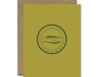 Fin-tastic Father's Day Greeting Card | Letterpressed
