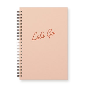 Let's Go Weekly Planner Journal - Desk Planner | Undated Weekly Planner | Planner Notebook