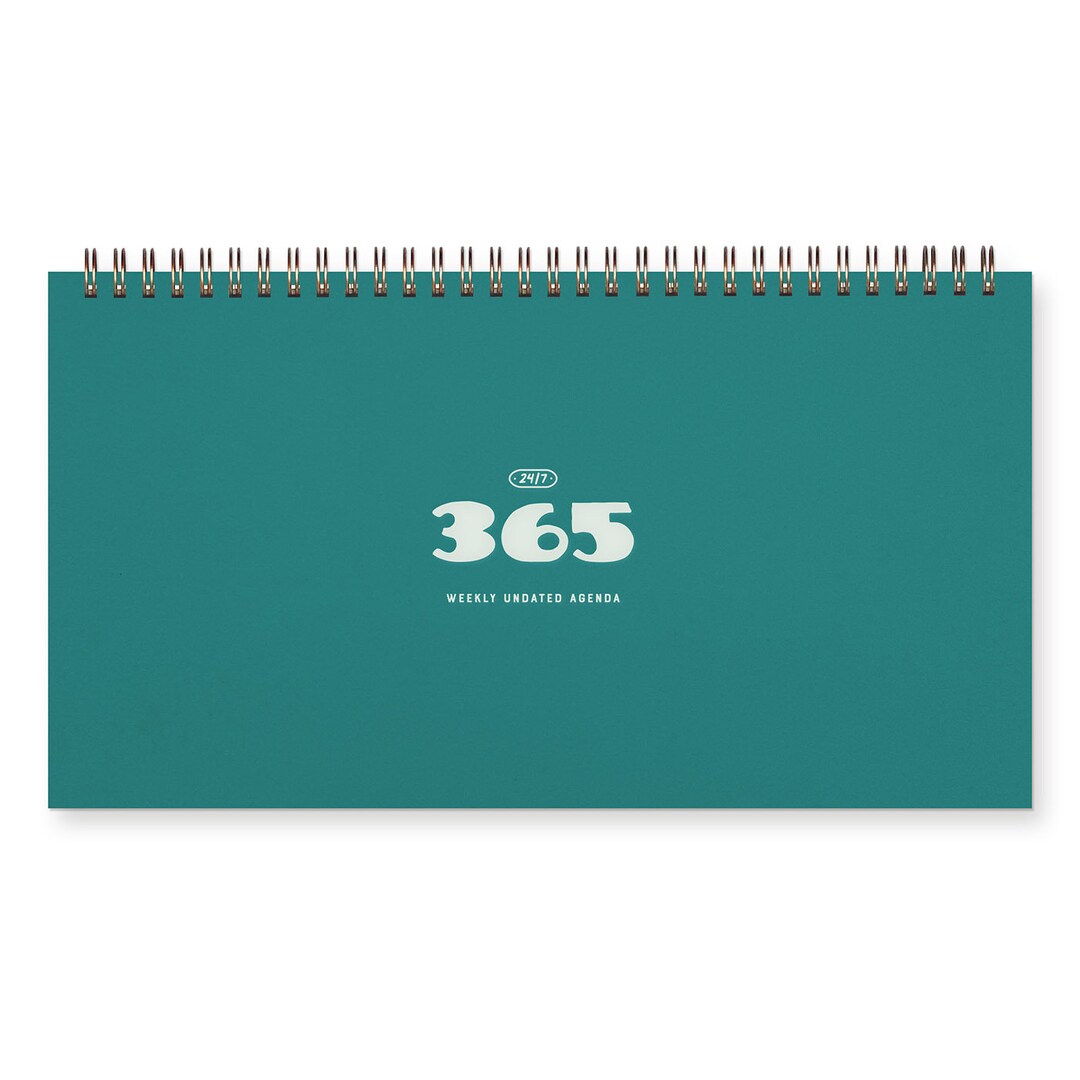 365-weekly-planner-agenda-desk-planner-weekly-planner-undated-etsy
