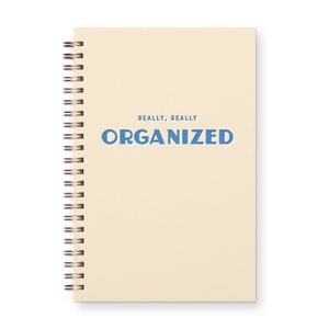 Really Really Organized Weekly Planner Journal - Desk Planner | Weekly Planner | Planner Notebook | Undated Agenda