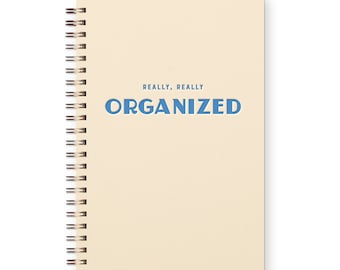 Really Really Organized Weekly Planner Journal - Desk Planner | Weekly Planner | Planner Notebook | Undated Agenda