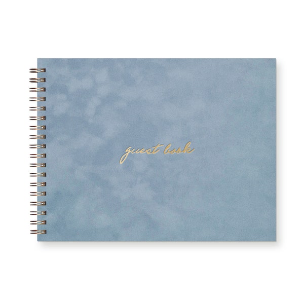 Script Guest Book | Simple Guest Book | Guest Book For Wedding | Guest Book For Events | Linen Guest Book