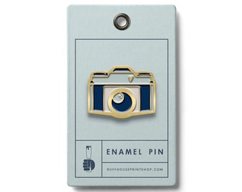 Camera Enamel Pin