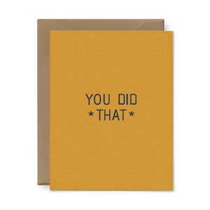 vous avez fait ça carte de vœux | Carte de voeux typographique - Carte de félicitations | Carte typographique | Carte de fin d'études