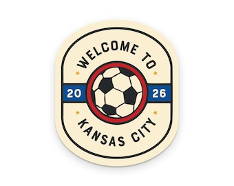 Kansas City Soccer Badge Vinyl Sticker