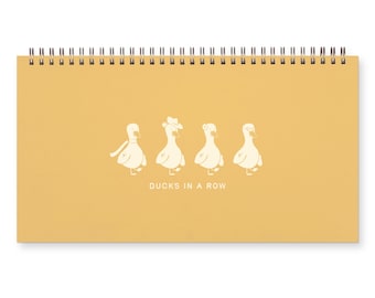 Ducks in a Row Undated Weekly Planner -  Agenda | Desk Planner | Desktop Planner | Undated Planner | Checklist Planner