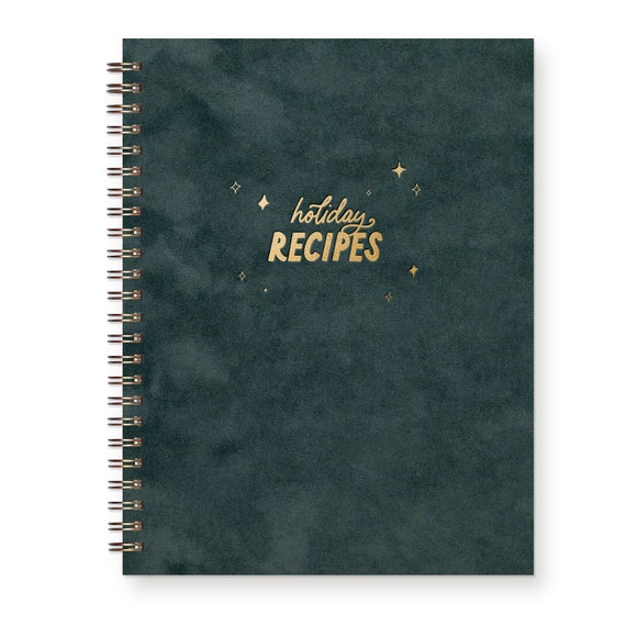 Libro de recetas navideñas / Libro de recetas en blanco / Recetas navideñas  -  México