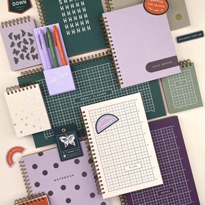 Ruler Grid Planner Journal | Desk Planner | Weekly Planner | Planner Notebook | Undated Agenda bild 4