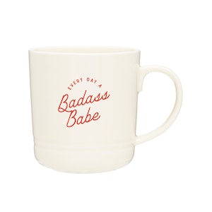 Badass Babe Mug | Coffee Mug | Coffee Cup | Tea Drinkware | Ceramic Mug | Cyber Sale | Women Owned Business | Shop Small | Gift for Her