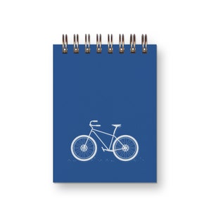 Bike Mini Jotter - Notebook | Journal | Pocket Notebook | Spiral Bound | Blank Pages