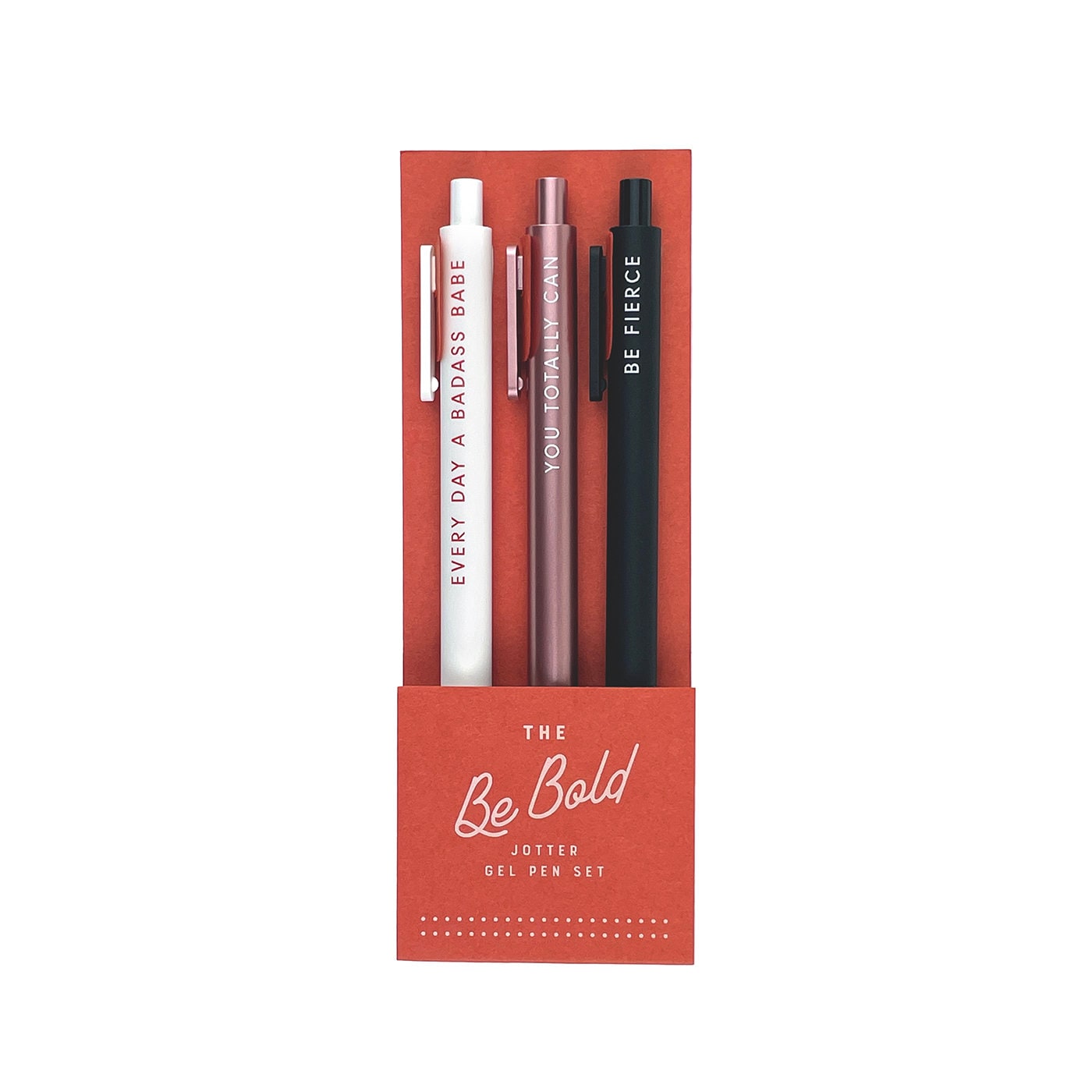 Be Bold Jotter Pen Set of 3 Pens Gel Pens 