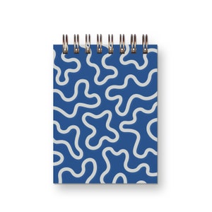 Squiggle Mini Jotter Notebook - Notebook | Journal | Pocket Notebook | Spiral Bound | Blank Pages