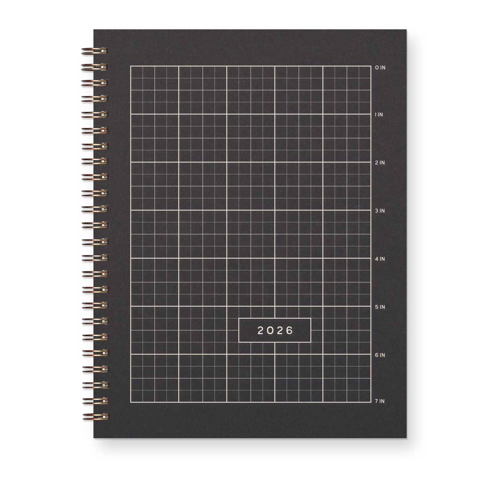 Year Ruler 2026 Ruler Grid Dated Planner : Calendar Year | Handmade Planner ...