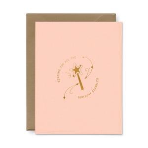 de voeux d'anniversaire scintille | Carte de voeux feuille d'or - carte d'anniversaire