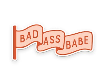 Badass Babe Sticker