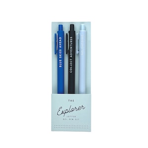 Explorer Jotter Pen Set of 3 | Pens | Gel Pens
