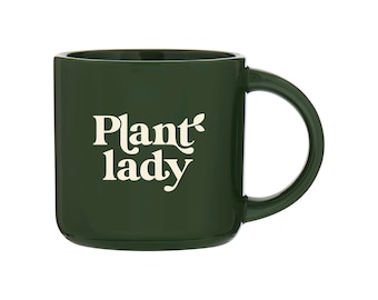 Taza Plant Lady / Taza de cerámica / Taza de gres / Taza de café / Bebidas de té