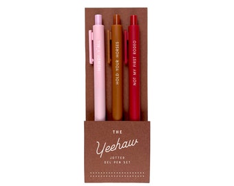 Yeehaw Jotter Pen Set of 3 - Pens | Gel Pens
