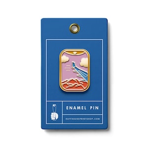Airplane Views Enamel Pin | Bag Accessories