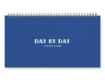 Day By Day Weekly Planner - Agenda | Desk Planner | Weekly Planner | Undated