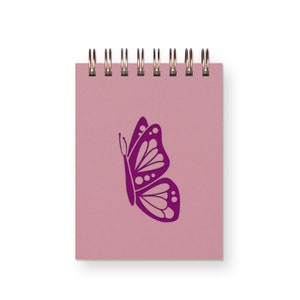 Butterfly Mini Jotter - Notebook | Journal | Pocket Notebook | Spiral Bound | Blank Pages