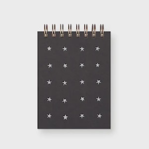 Star Grid Mini Jotter - Notebook | Journal | Pocket Notebook | Spiral Bound | Blank Pages