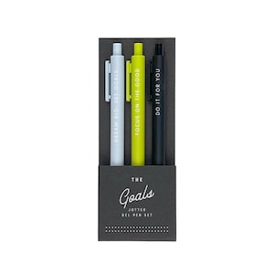 Goals Pen Set of 3 | Pens | Gel Pens