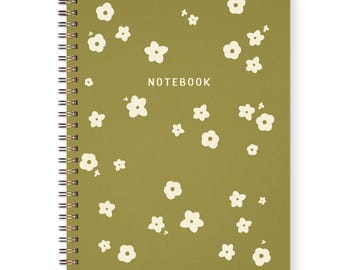 Garden Flower Journal | Lined | Inspiring Journal | Journaling Notebook