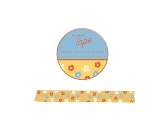 Flower Pattern Washi Tape