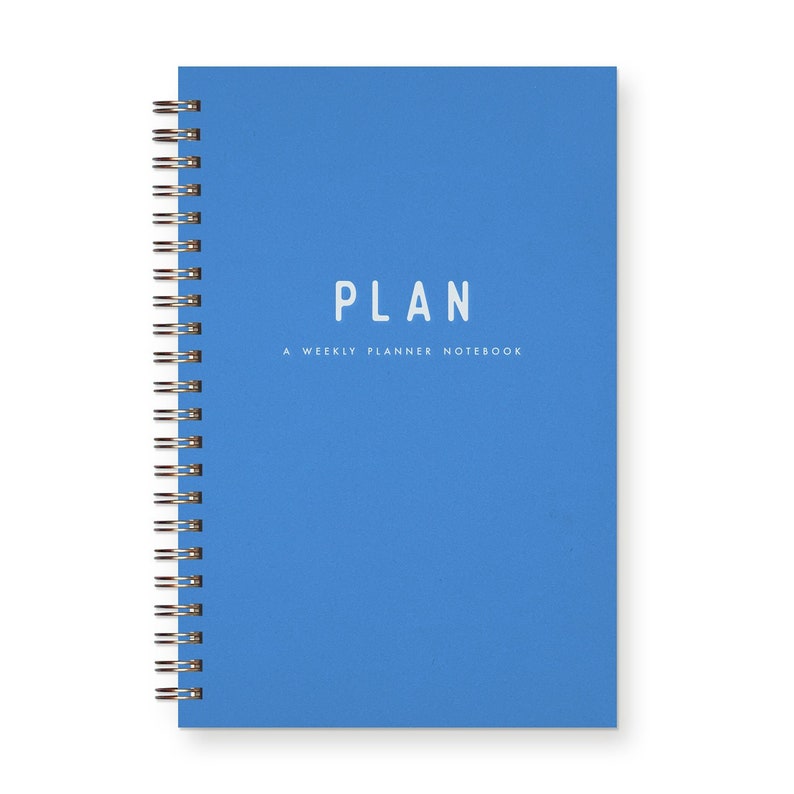 Simple Plan Weekly Planner Journal Desk Planner Weekly Etsy