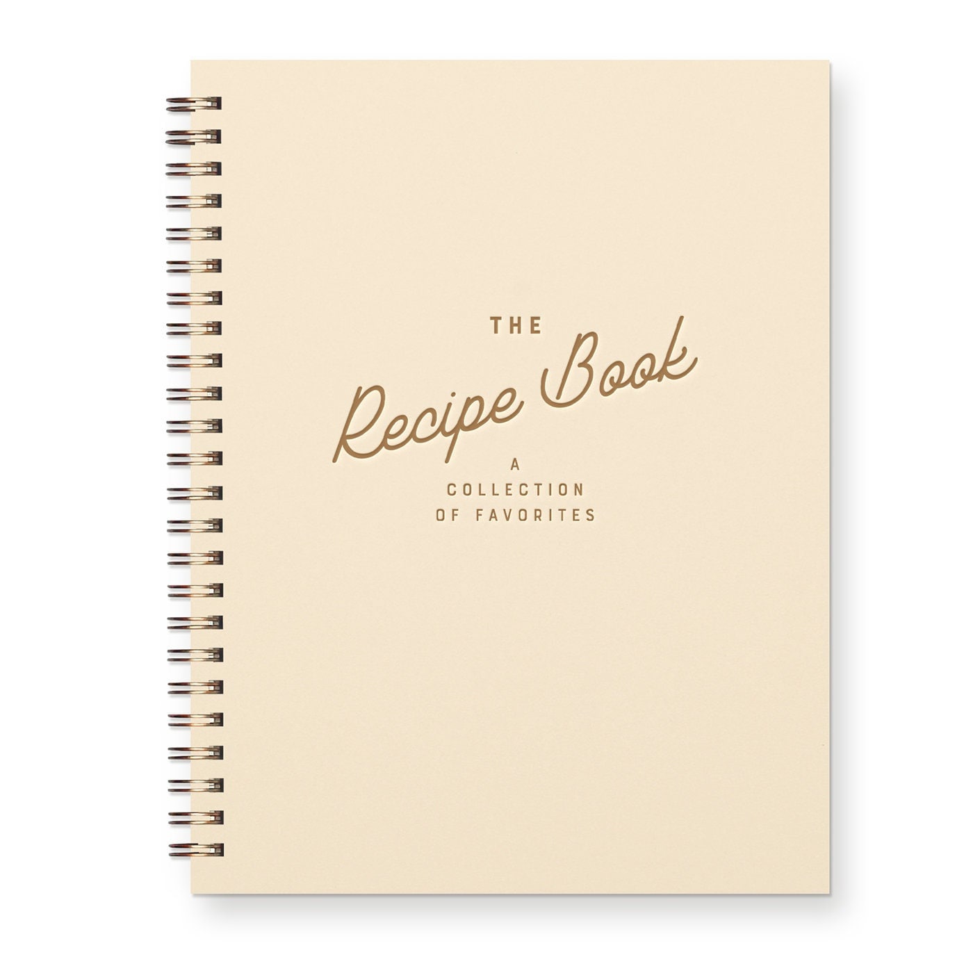 Family Recipe Book To Write In, Spiral Bound DIY Make Your Own Cookbook with  90 Pages (Blank Inside, 6.5 x 8.2 In) 