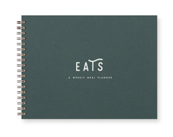 Simple Eats Meal Planner - Meal Planner | Weekly Food Planner | Undated | Shopping List