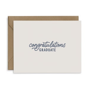 Carte de voeux pour diplômé de félicitations | carte de fin d'études | carte de félicitations | Carte de félicitations