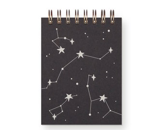 Constellations Mini Jotter - Notebook | Journal | Pocket Notebook | Spiral Bound | Blank Pages